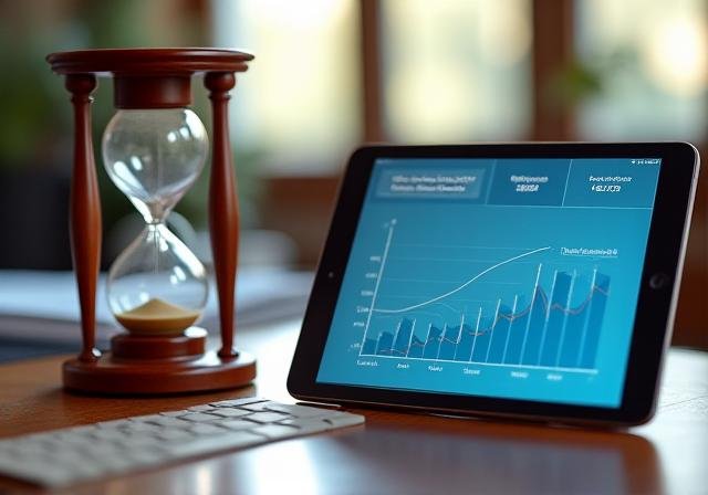 Symbolic representation of ChronoVeda blending time and wisdom